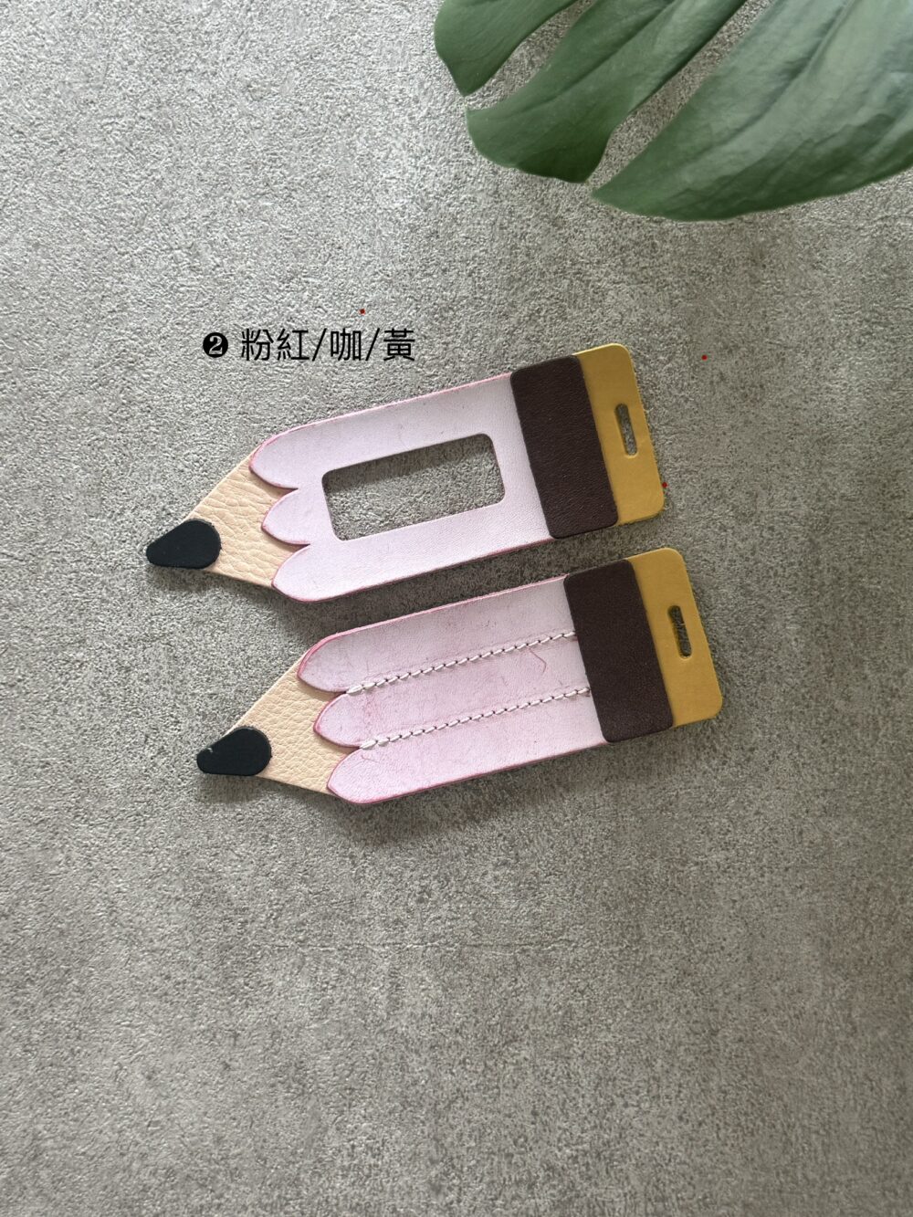 材料包｜（限量）手縫皮革鉛筆行李吊牌 ▪含線上教學影片與工具組▪
