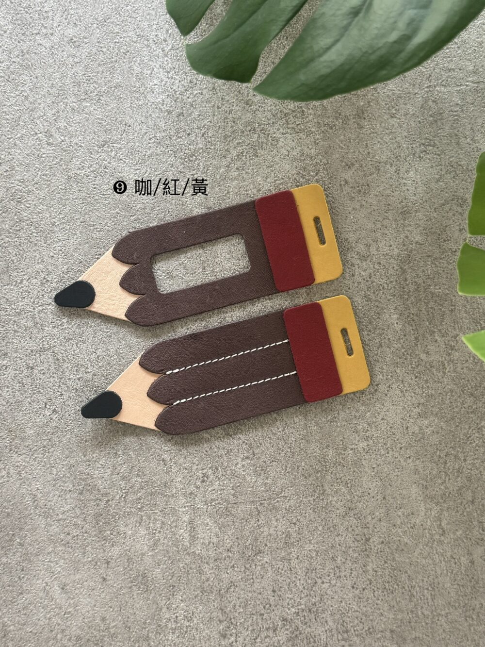 材料包｜（限量）手縫皮革鉛筆行李吊牌 ▪含線上教學影片與工具組▪