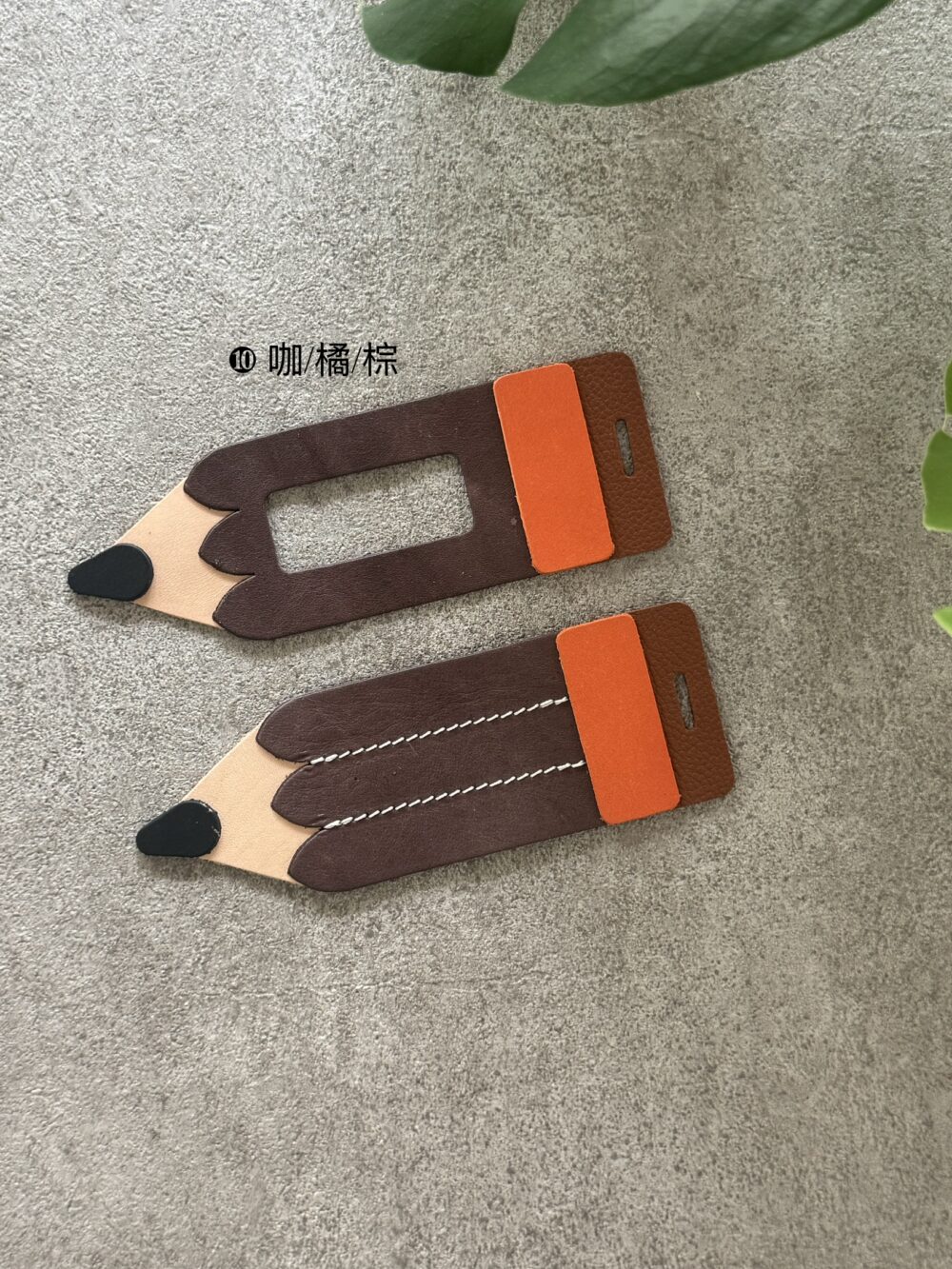 材料包｜（限量）手縫皮革鉛筆行李吊牌 ▪含線上教學影片與工具組▪