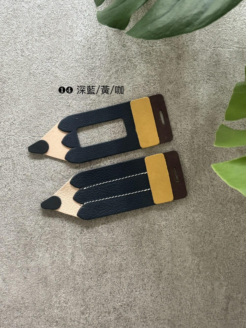 材料包｜（限量）手縫皮革鉛筆行李吊牌 ▪含線上教學影片與工具組▪
