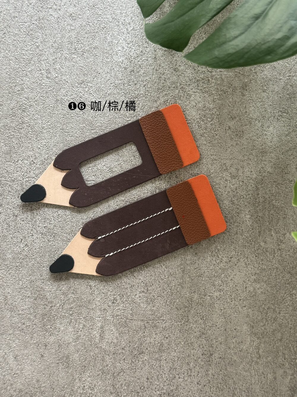 材料包｜（限量）手縫皮革鉛筆行李吊牌 ▪含線上教學影片與工具組▪