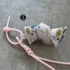 5 成品|暖心布作扭結吊飾▪附手作感小皮尺皮標▪