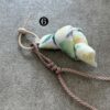 6 成品|暖心布作扭結吊飾▪附手作感小皮尺皮標▪