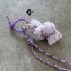 10 成品|暖心布作扭結吊飾▪附手作感小皮尺皮標▪